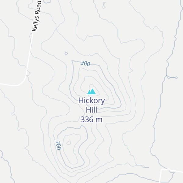 Map of Hickory Hill