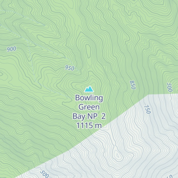 Map of Bowling Green Bay NP  2