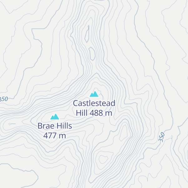 Map of Castlestead Hill