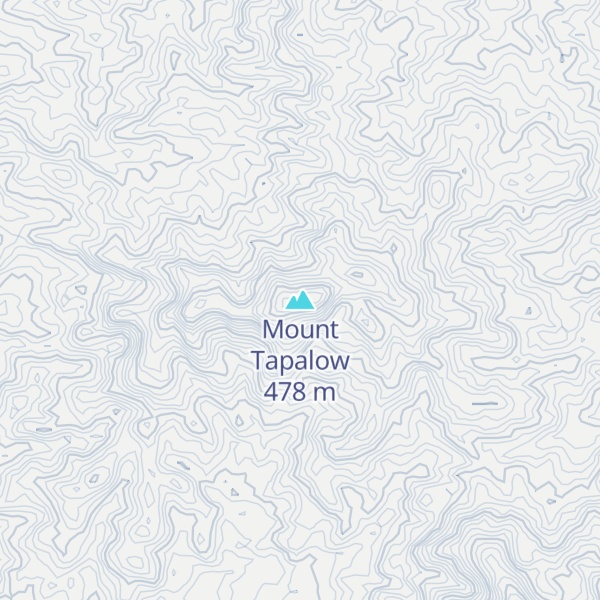 Map of Mount Tapalow