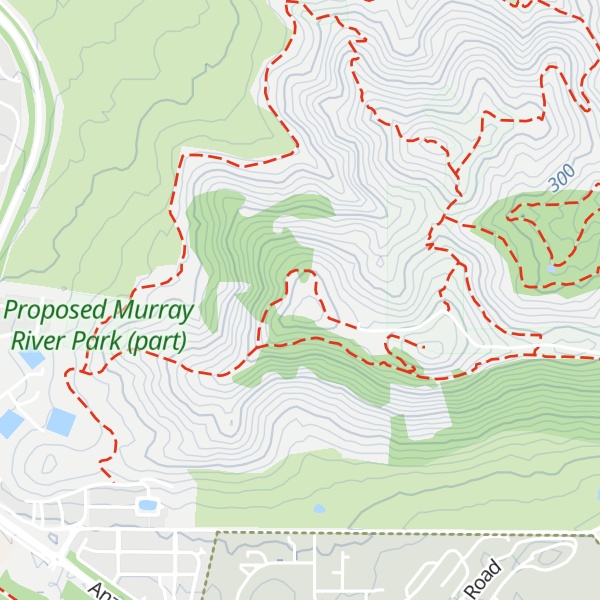 Map of Huons Hill