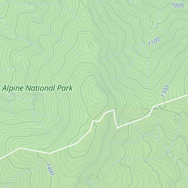 Map of Cromwell Knob