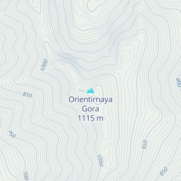 Map of Orientirnaya Gora