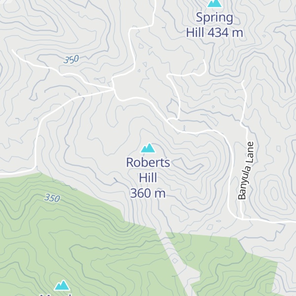 Map of Roberts Hill