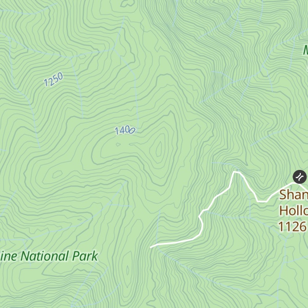 Map of Mount Dawson
