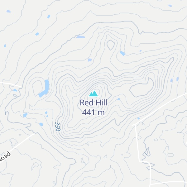 Map of Red Hill