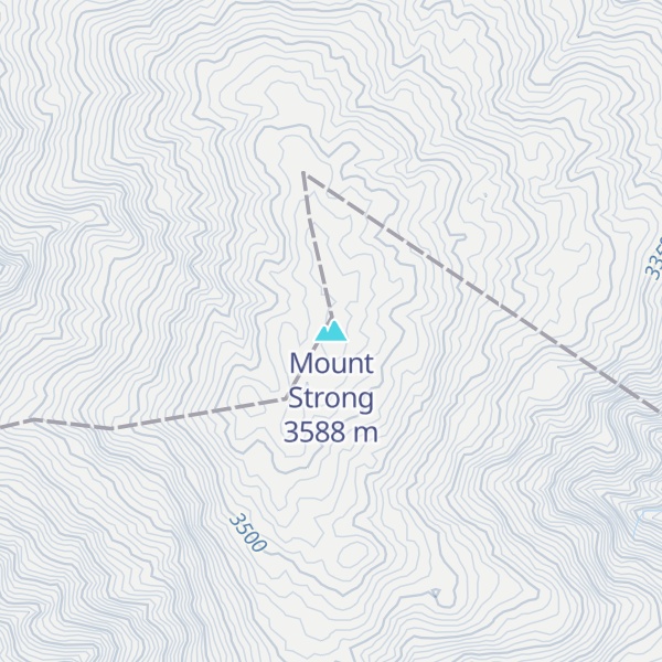 Map of Mount Strong