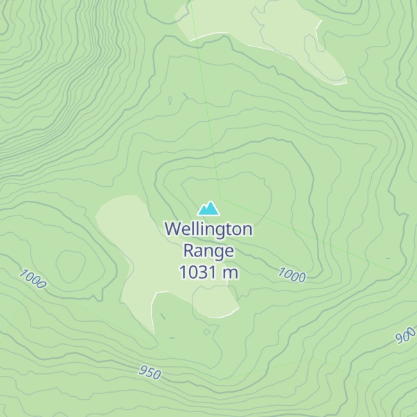 Map of Wellington Range