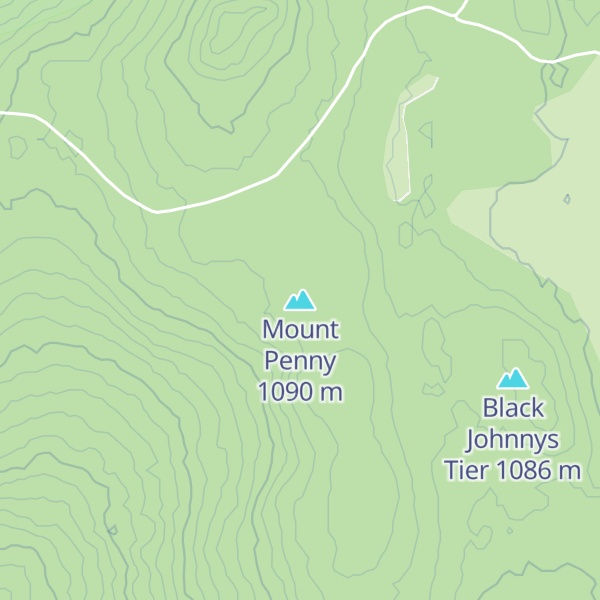 Map of Mount Penny