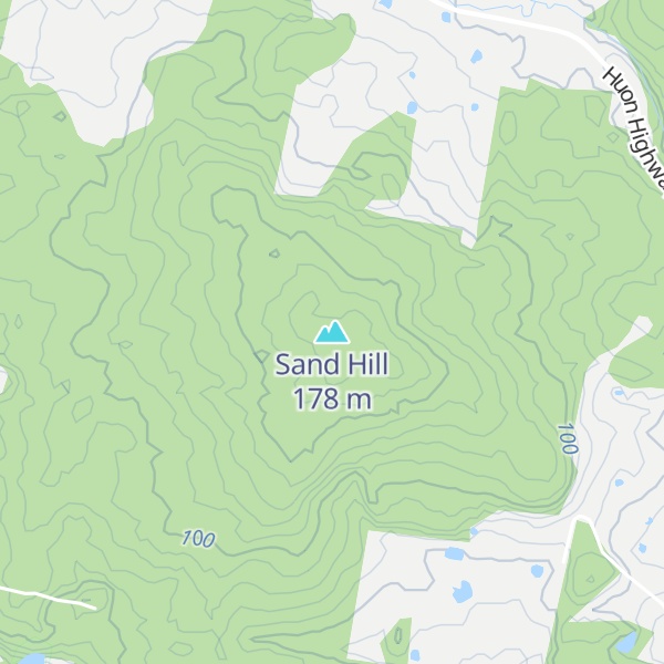 Map of Sand Hill