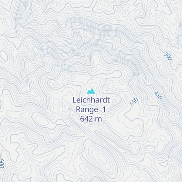 Map of Leichhardt Range  1