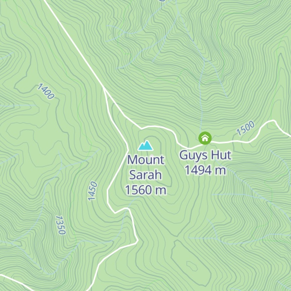 Map of Mount Sarah
