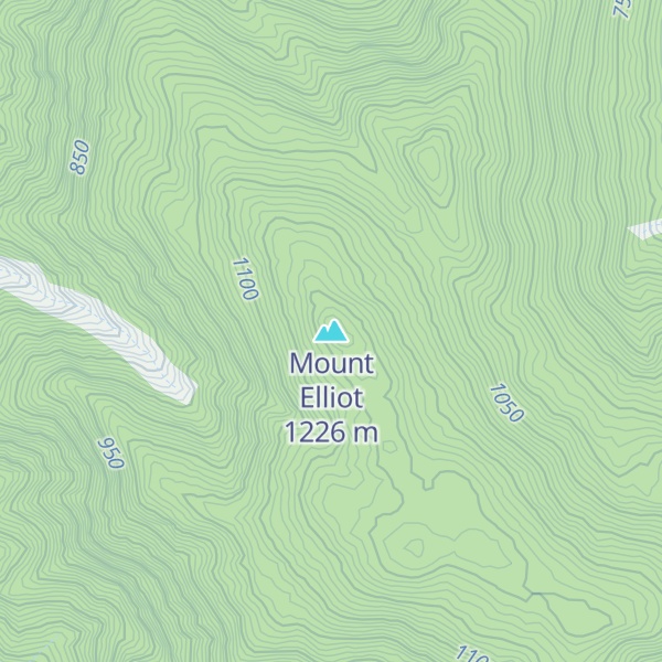 Map of Mount Elliot