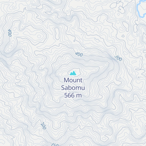 Map of Mount Sabomu