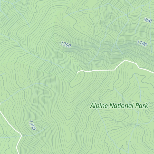 Map of Mount Kent