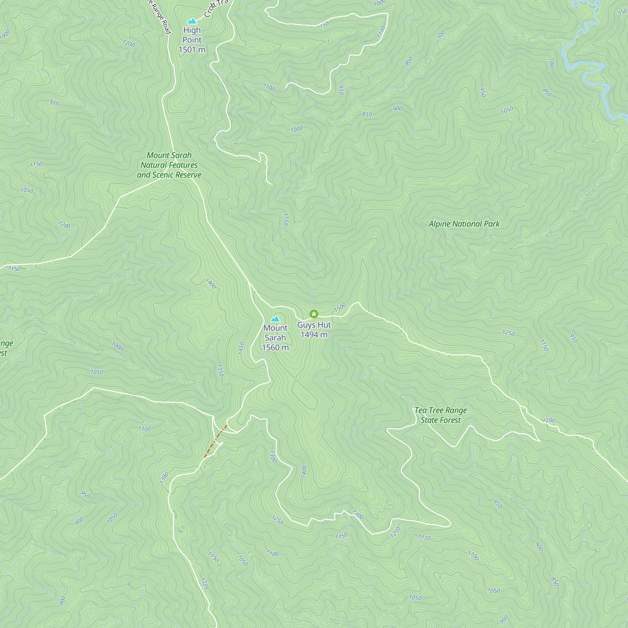 Guys Hut map