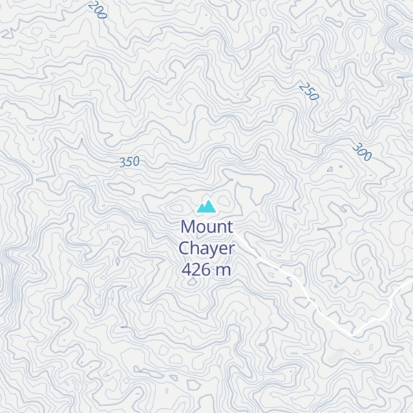 Map of Mount Chayer