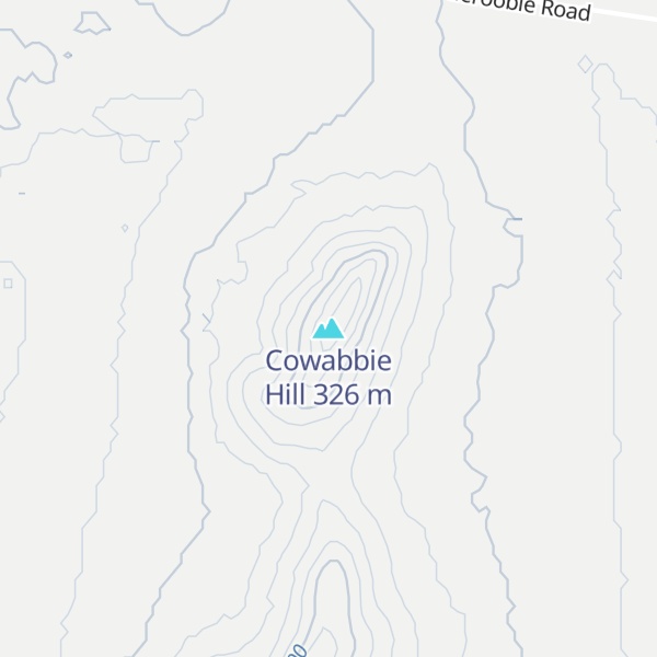 Map of Cowabbie Hill