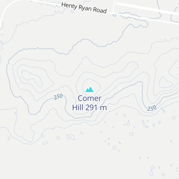 Map of Comer Hill