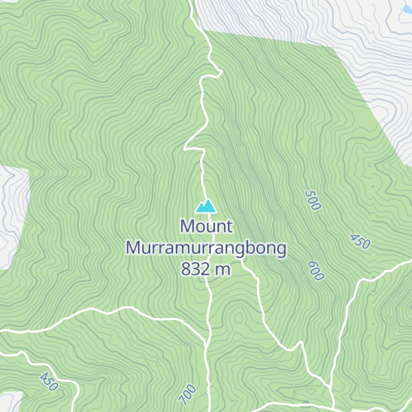 Map of Mount Murramurrangbong