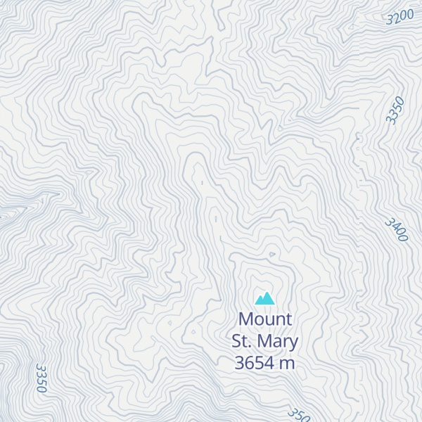 Map of Mount Saint Mary