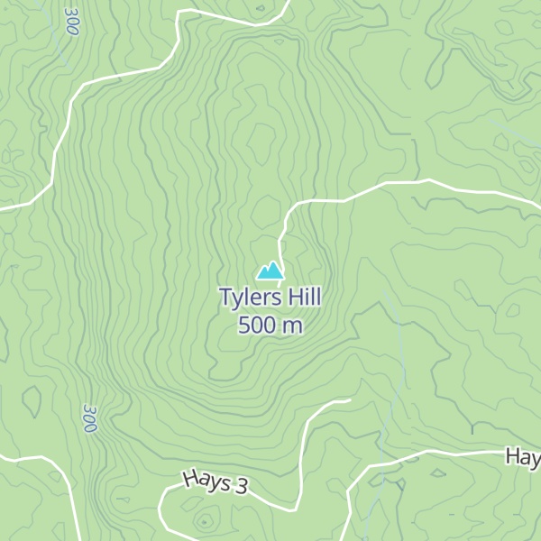 Map of Tylers Hill