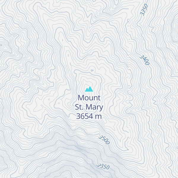 Map of Mount St. Mary