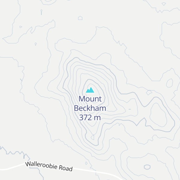 Map of Mount Beckham