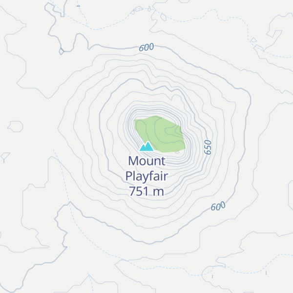 Map of Mount Playfair