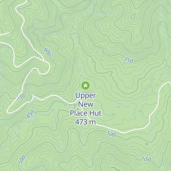 Map of Upper New Place Hut