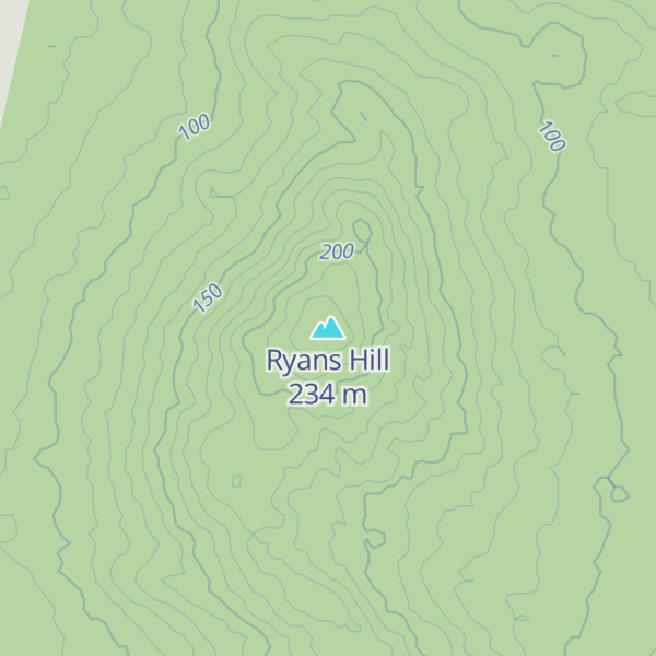 Map of Ryans Hill