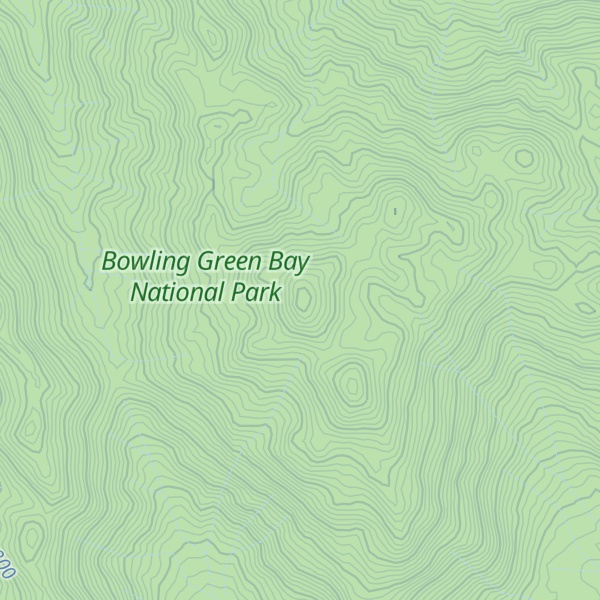 Map of Mount Cleveland