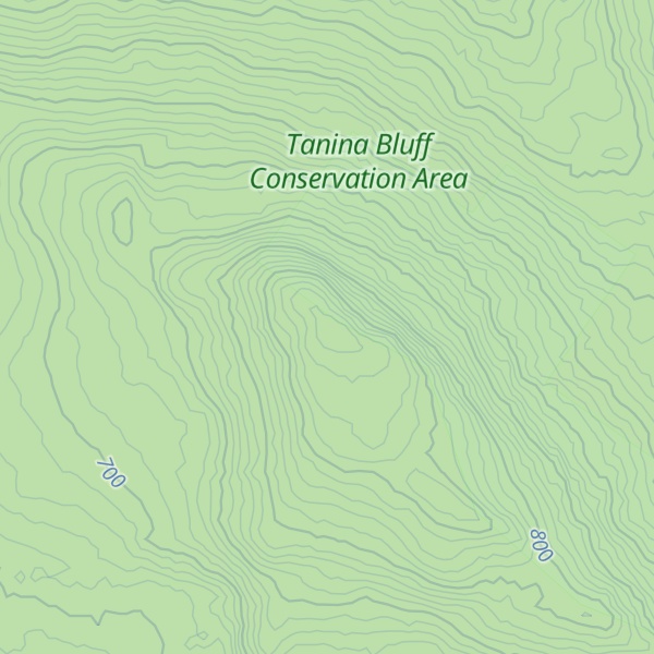 Map of Tanina Bluff