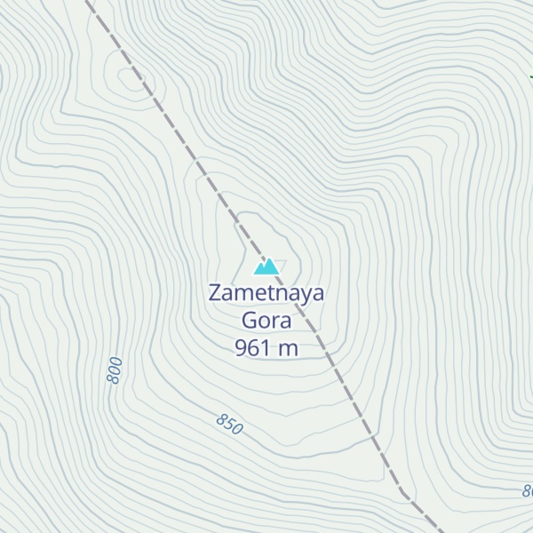 Map of Zametnaya Gora