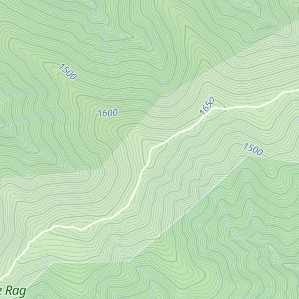 Map of Blue Rag Range