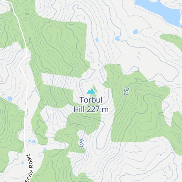 Map of Torbul Hill