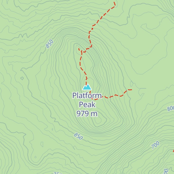 Map of Platform Peak