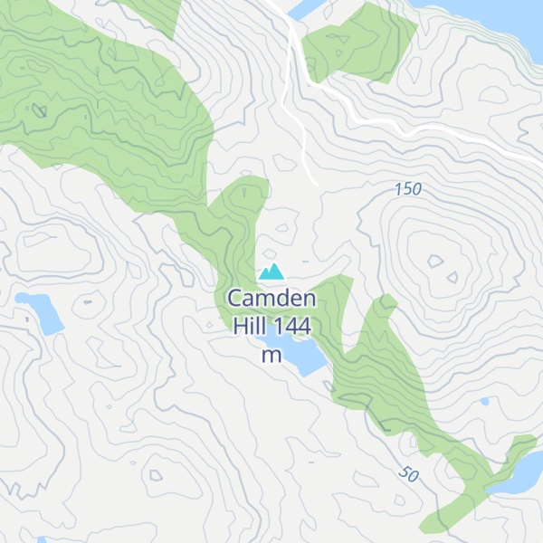 Map of Camden Hill