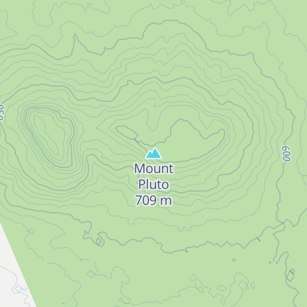 Map of Mount Pluto