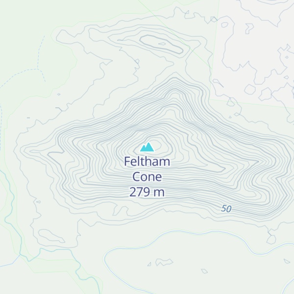 Map of Feltham Cone