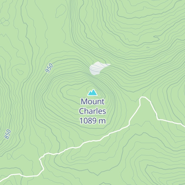 Map of Mount Charles