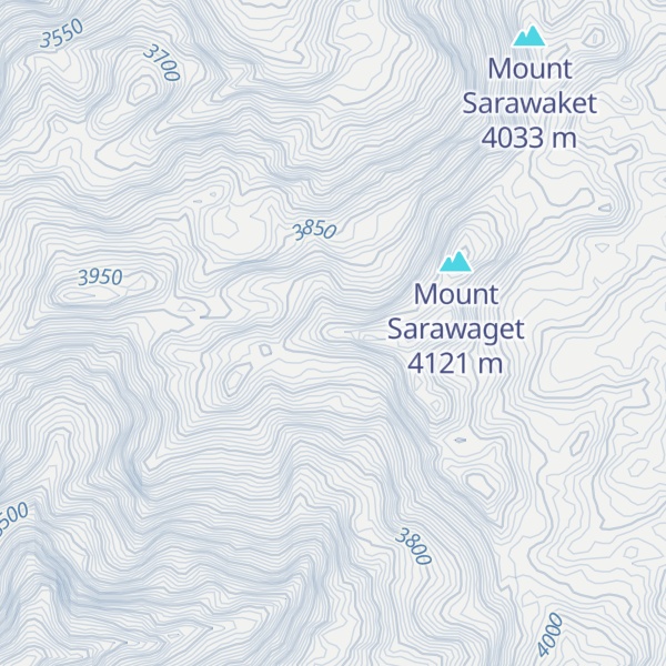 Map of Mount Bangeta