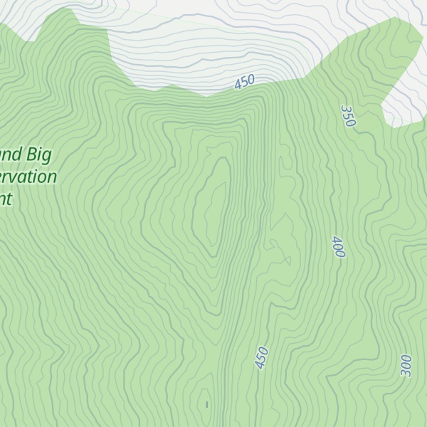 Map of O'COnnOrs Peak