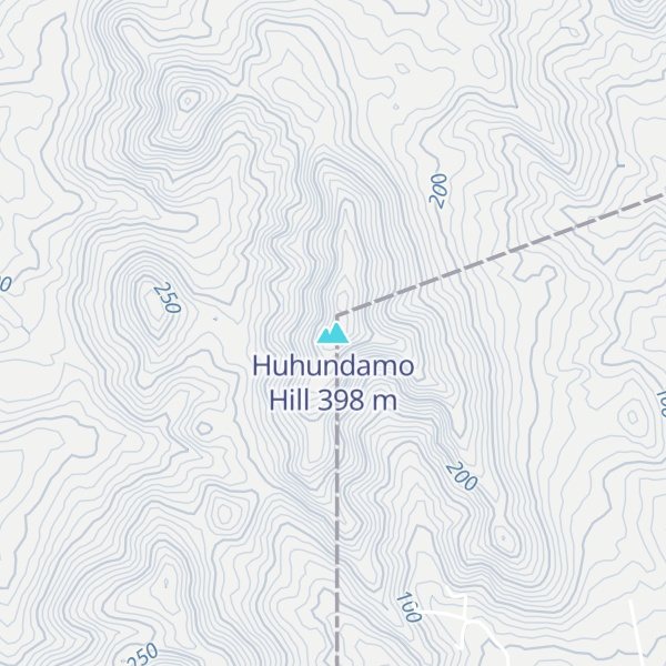 Map of Huhundamo Hill