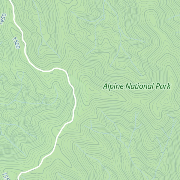 Map of Mount Freezeout