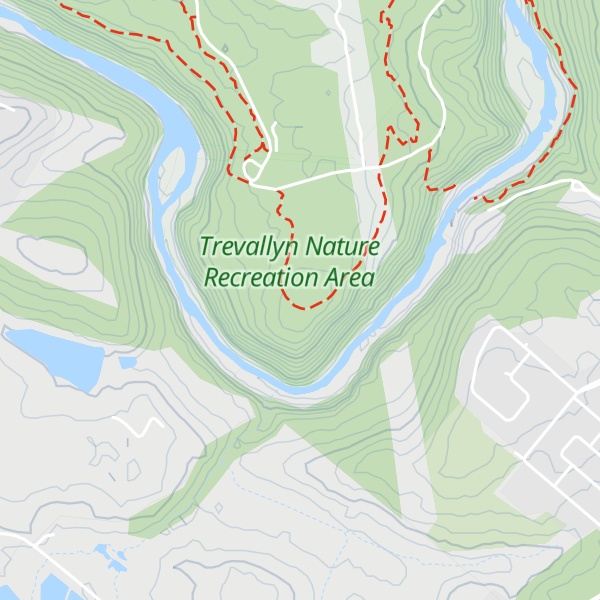 Map of Deadmans Knob