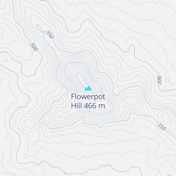 Map of Flowerpot Hill