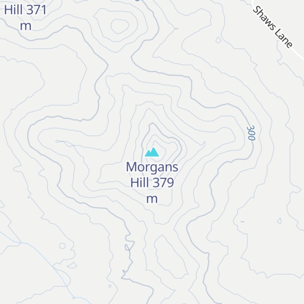 Map of Morgans Hill
