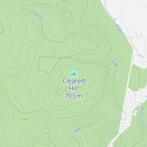 Map of Cleared Hill