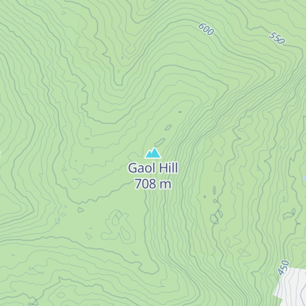 Map of Gaol Hill